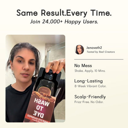 Fast-Acting Hair Dye Shampoo